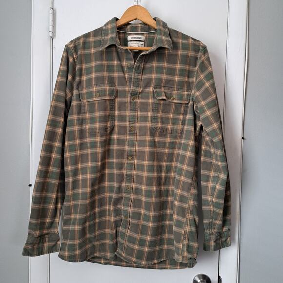 Goodthreads Other - GOODTHREADS Green Plaid Button Down Long Sleeve Men's Large Tall